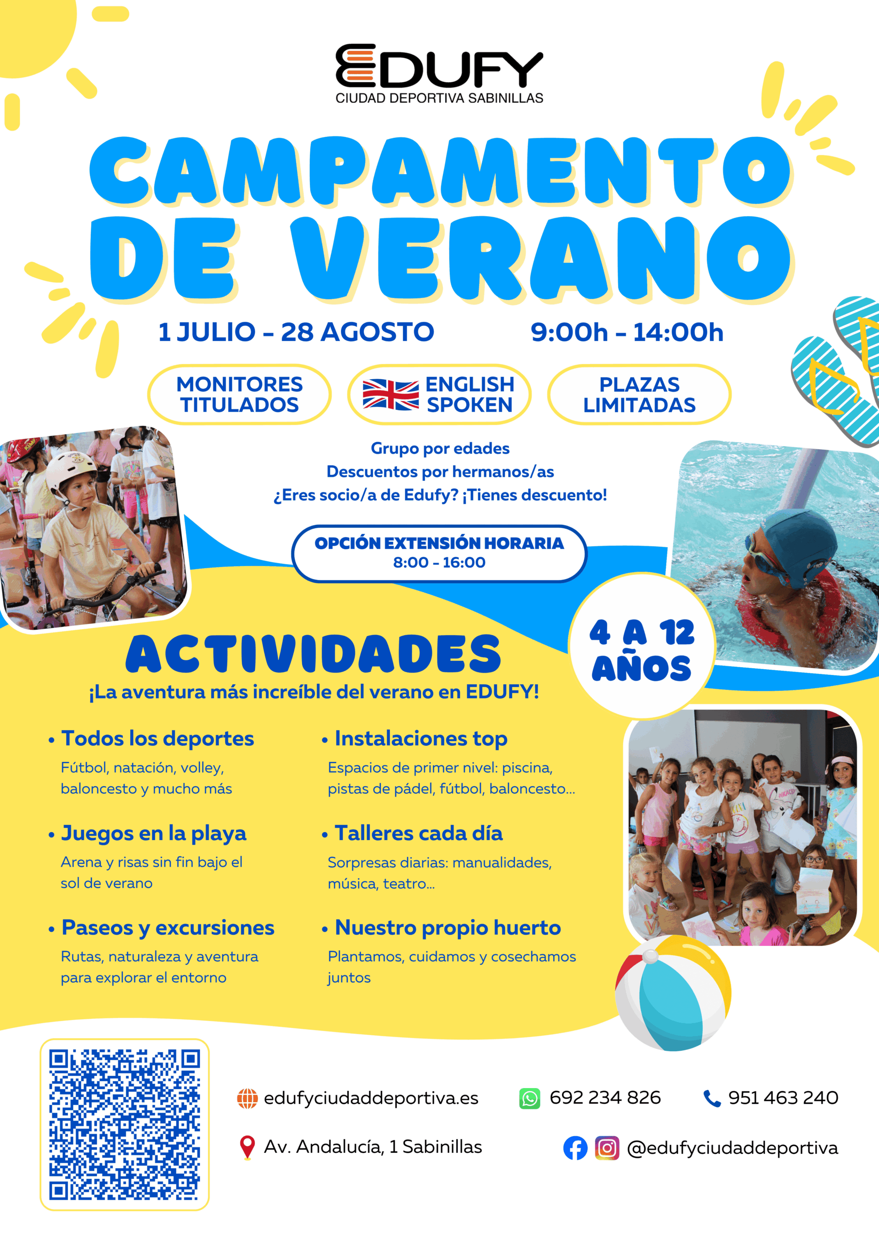 CAMPAMENTO DE VERANO EN SABINILLAS 2026