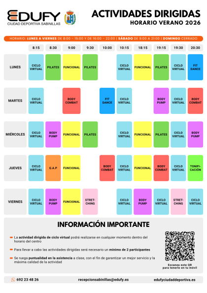 HORARIO EDUFY ACTIVIDADES DIRIGIDAS VERANO 2026 (2)